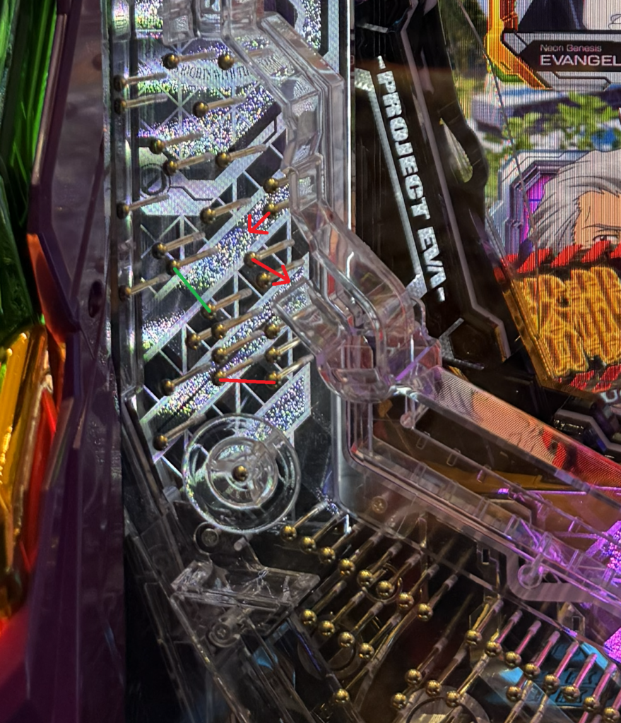 エヴァ17釘読み、ワープ、風車周辺